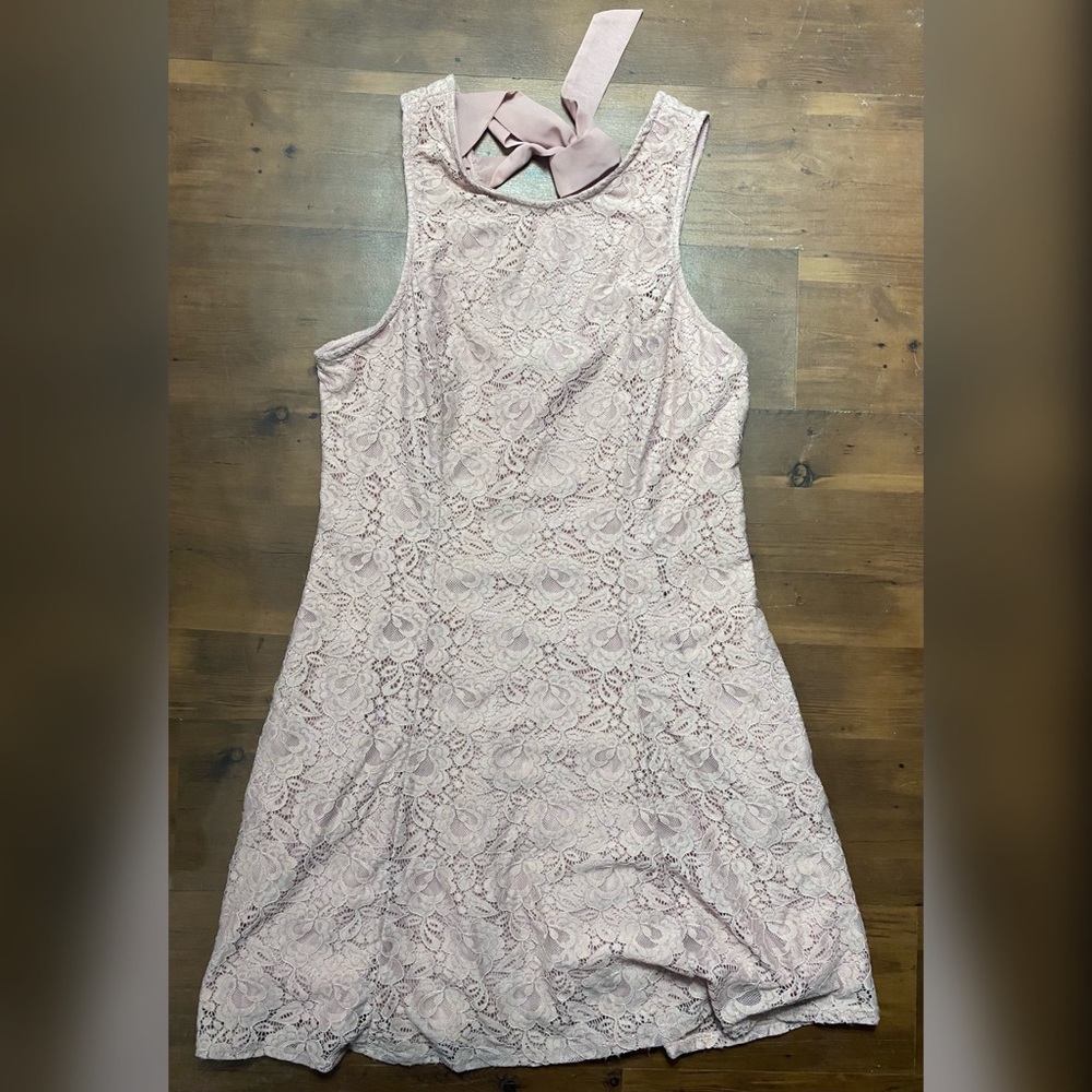 Speechless Blush pink Lace Dress